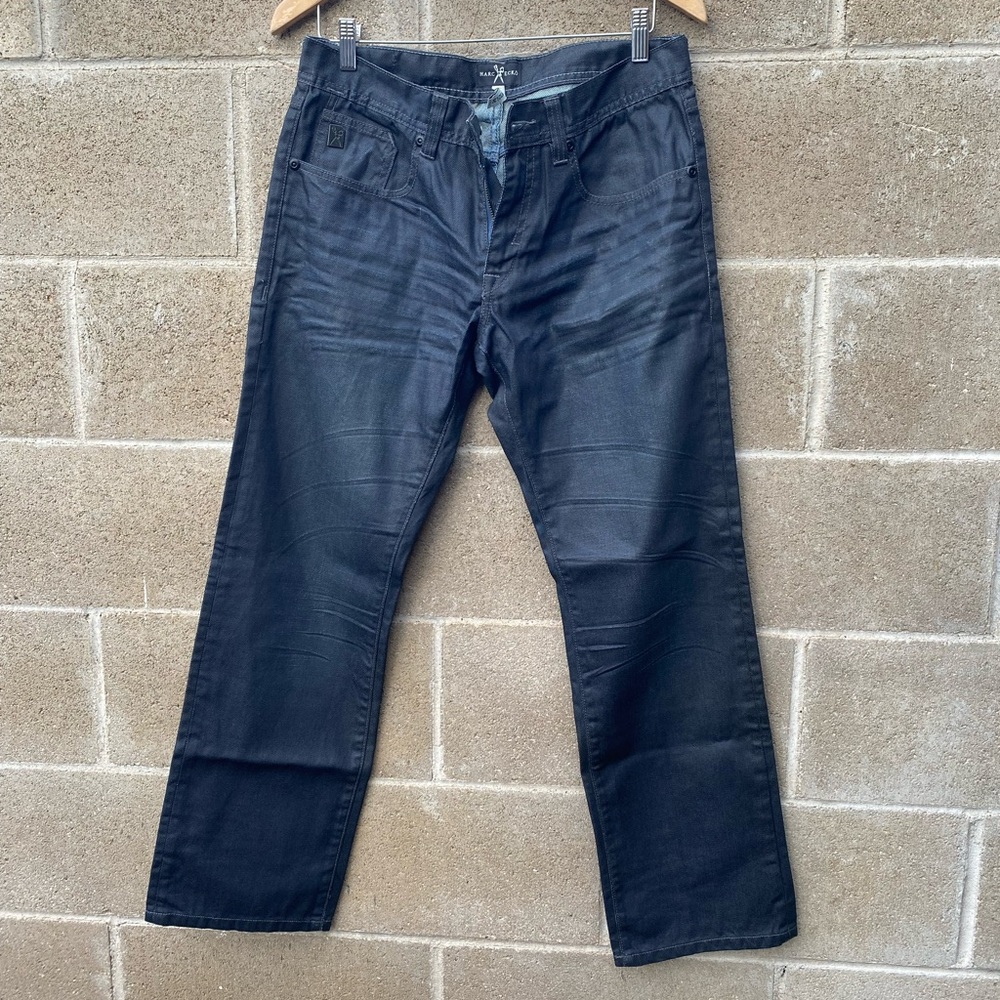 Marc Ecko Men’s Jeans, Navy/Black Denim. Size 32x30 Slim